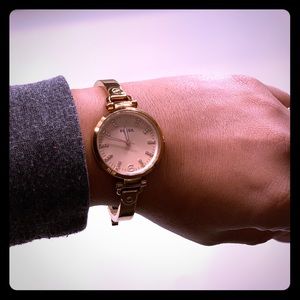 Fossil watch rose gold.